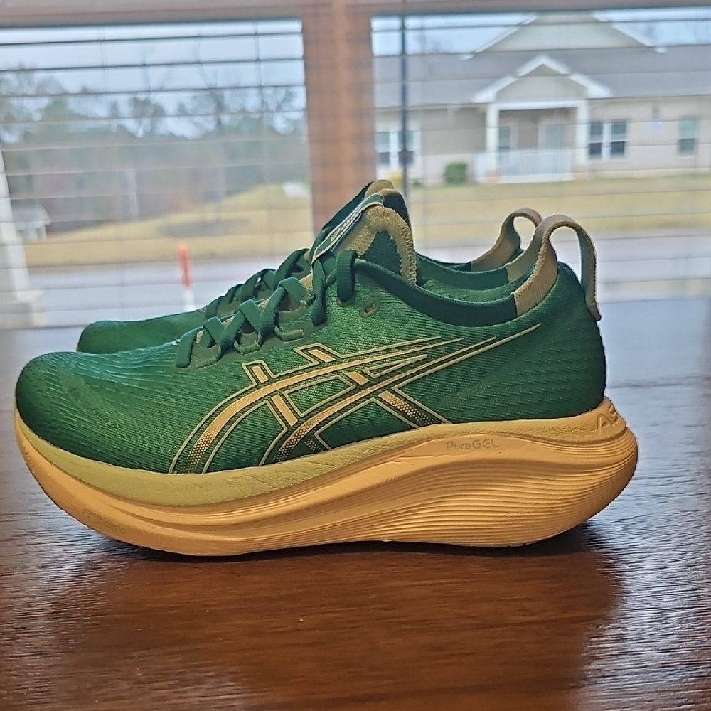 Asics Gel Nimbus 27 In Wave Teal/Illuminate Mint - Picture 2 of 6